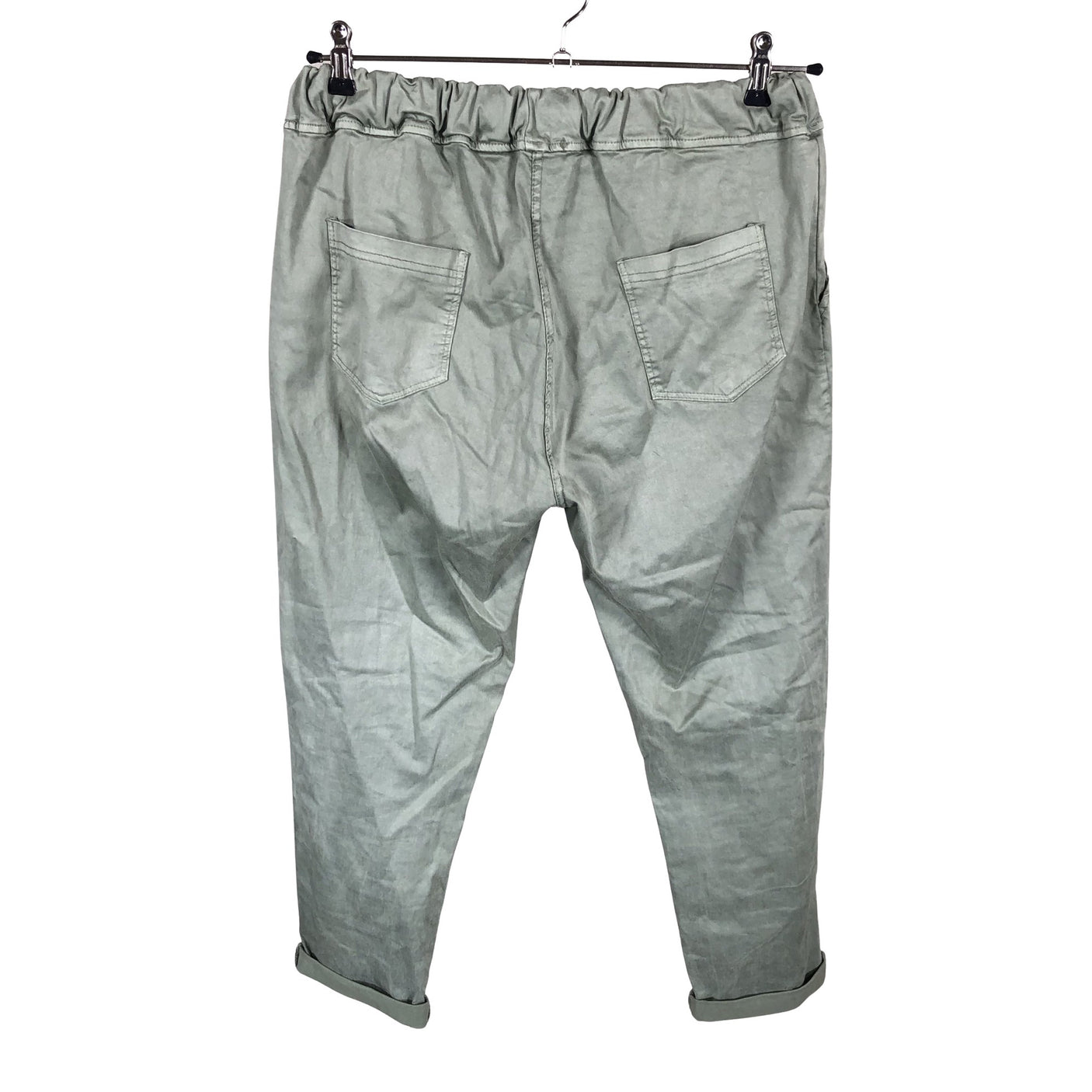Unisex Perfect Jeans - Mittevenivad püksid, suurus 40 - Roheline (2)