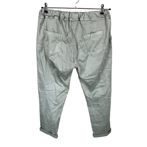 Unisex Perfect Jeans - Mittevenivad püksid, suurus 40 - Roheline (2)