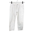 Unisex Very Nice - Mittevenivad poolpikad püksid, suurus W30 - Valge ()