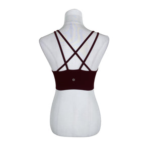 Unisex Lululemon - Sporditopp, suurus 40 - Veinipunane (2)