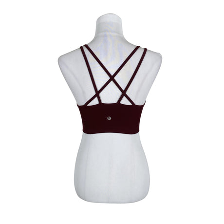 Unisex Lululemon - Sporditopp, suurus 40 - Veinipunane (2)