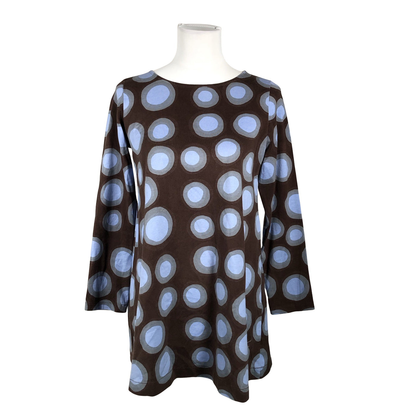 Unisex Marimekko - Trikotaažist tuunika, suurus 34 - Pruun (1)