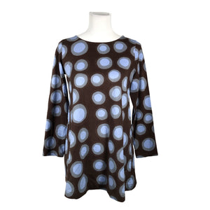 Unisex Marimekko - Trikotaažist tuunika, suurus 34 - Pruun (1)