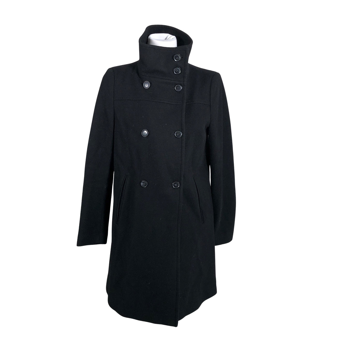 Unisex Benetton - Wool coat, size 36 - Black