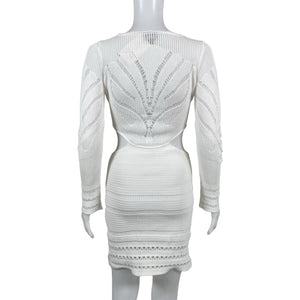 Unisex Just Cavalli - Kootud kleit, suurus 34 - Valge (2)