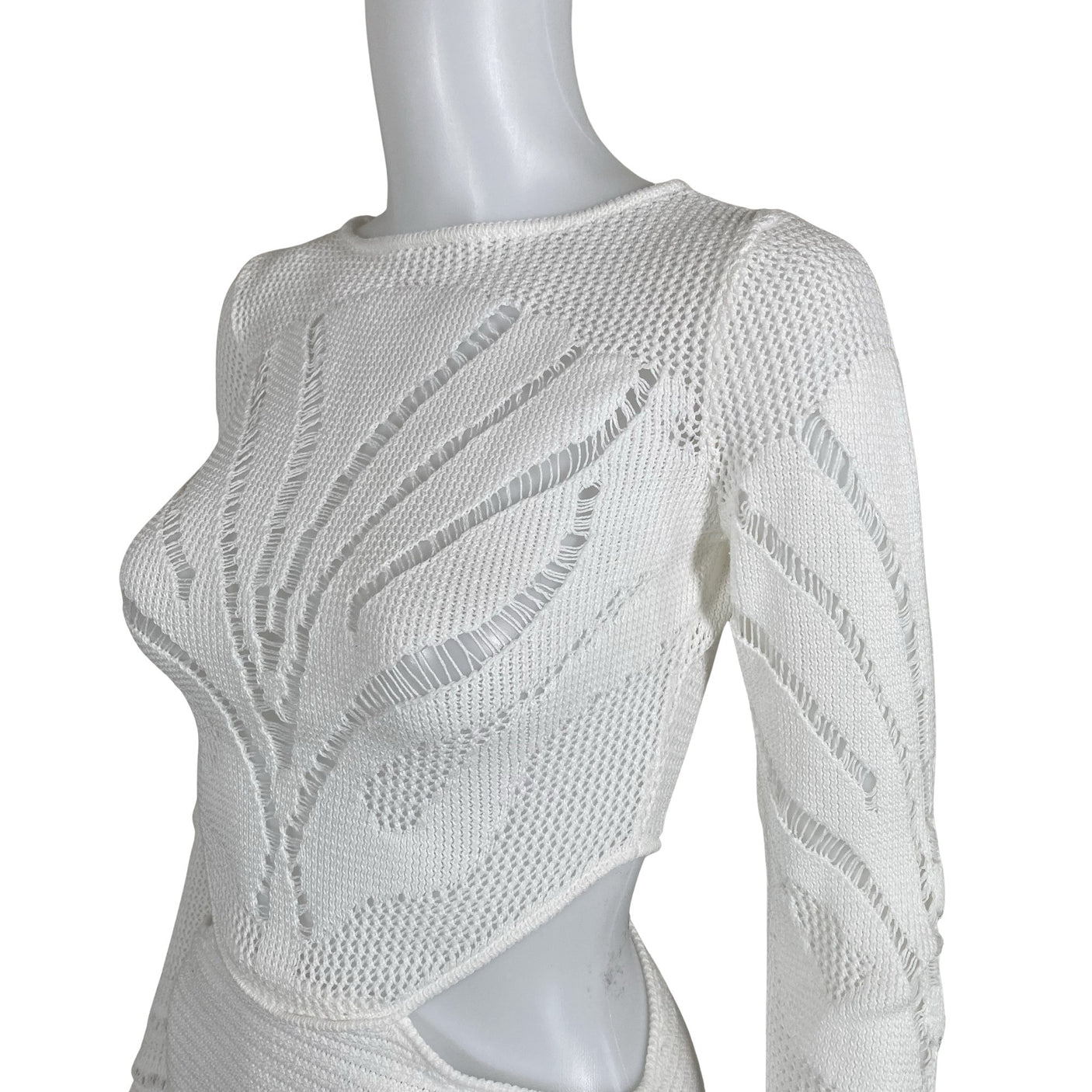 Unisex Just Cavalli - Kootud kleit, suurus 34 - Valge (3)