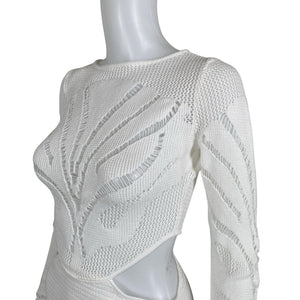 Unisex Just Cavalli - Kootud kleit, suurus 34 - Valge (3)