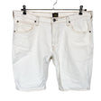 Unisex Lee - Teksast lühikesed püksid, suurus W38 - Valge ()