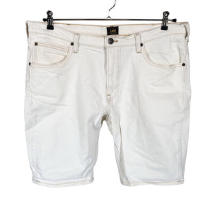 Unisex Lee - Teksast lühikesed püksid, suurus W38 - Valge (1)