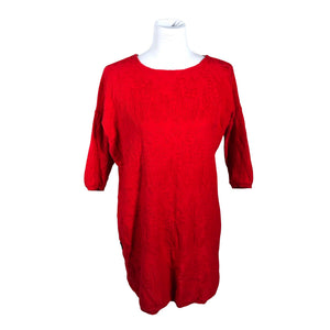 Unisex Kaino - Kootud tuunika, suurus 36 - Punane (1)