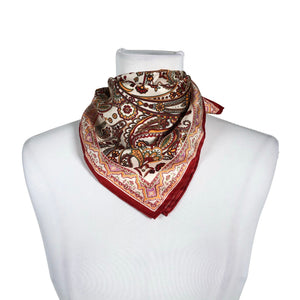 Unisex Fraas - Õhuke sall, suurus Mini - Punane (1)