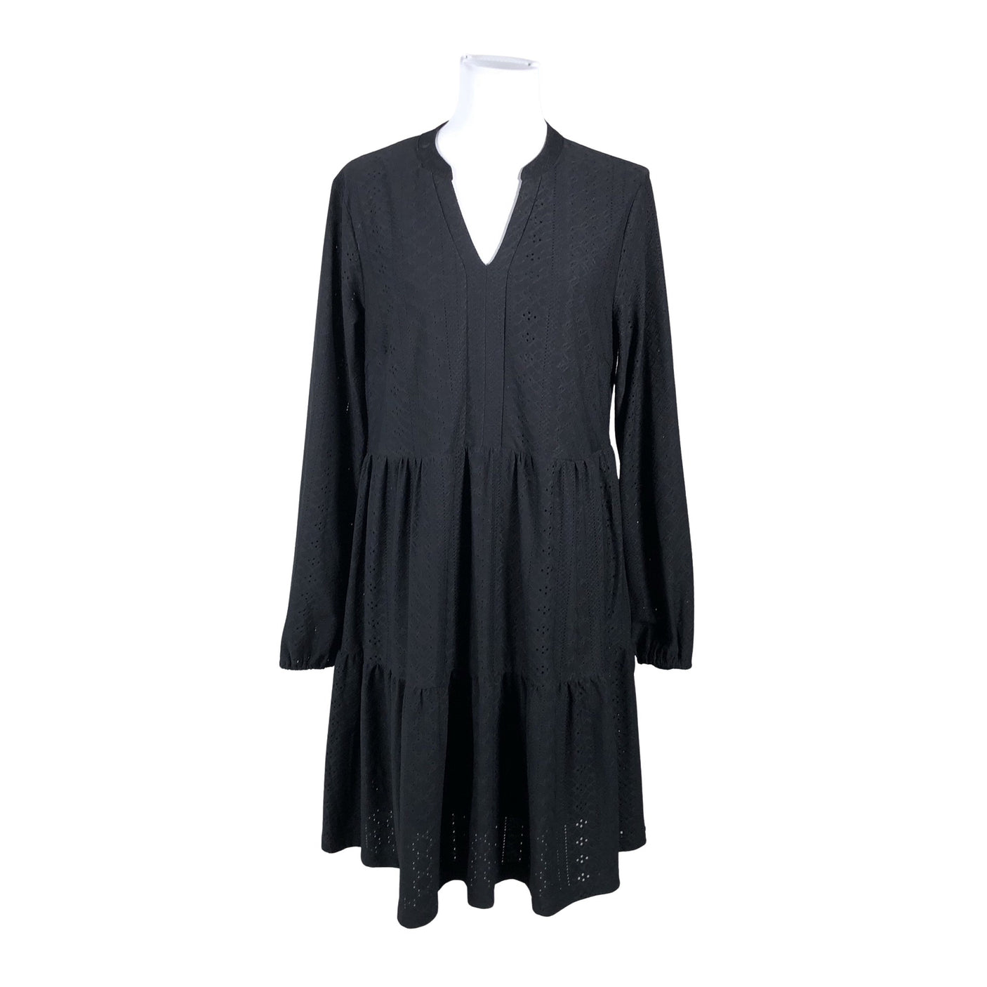 Unisex Kaffe - Mitteveniv kleit, suurus 38 - Must (1)