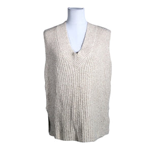 Unisex Selected - Kootud vest, suurus 40 - Beige (1)