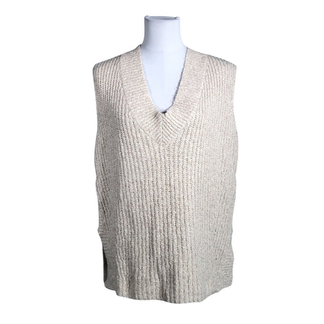 Unisex Selected - Kootud vest, suurus 40 - Beige ()