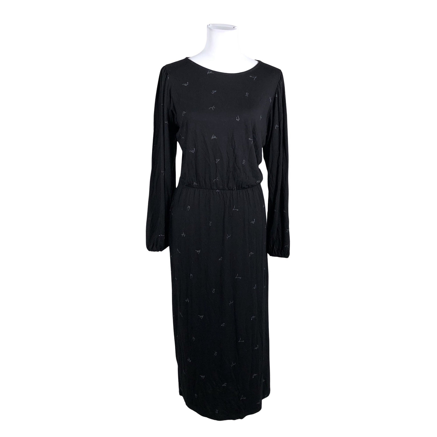 Unisex me&i - Trikotaažist kleit, suurus M - Must (1)