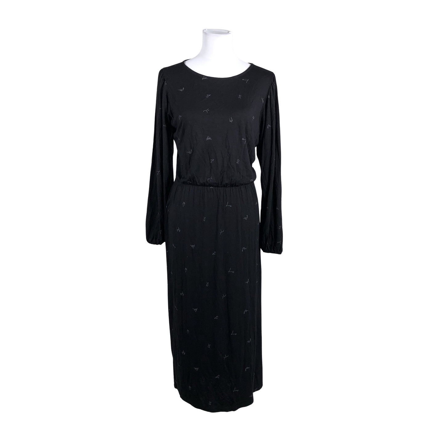 Unisex me&i - Trikotaažist kleit, suurus M - Must (2)