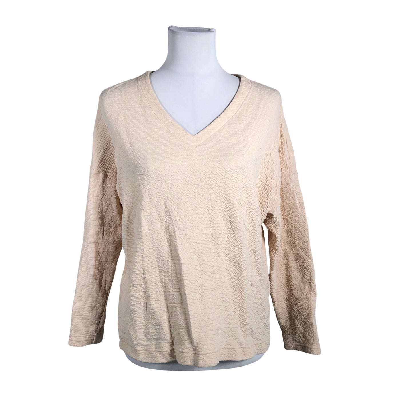 Unisex NOSH - Trikotaažist pluus, suurus 36 - Beige (1)