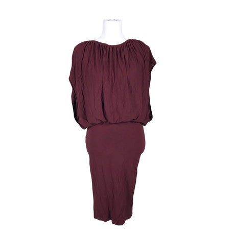 Unisex Soaked - Trikotaažist kleit, suurus 36 - Veinipunane ()