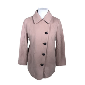 Unisex S.T.I - Villane mantel, suurus 44 - Heleroosa (1)