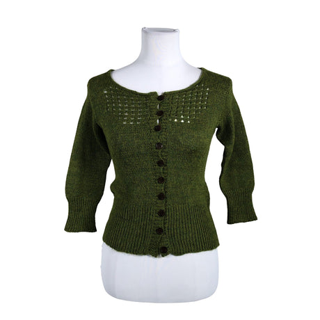 Unisex Handmade - Kardigan, suurus 34 - Roheline ()