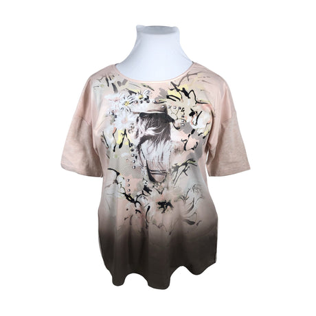 Unisex Gerry Weber - Lühikeste käistega pluus, suurus 44 - Heleroosa ()