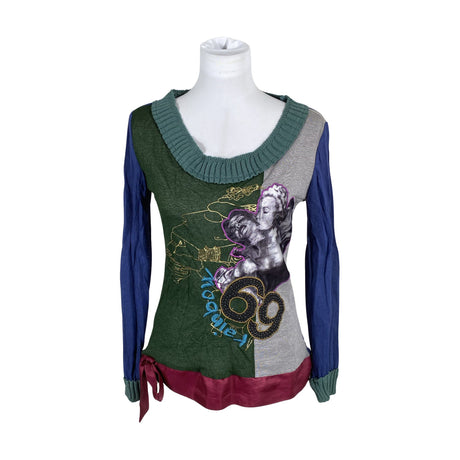 Unisex Desigual - Kampsun, suurus 40 - Sinine ()