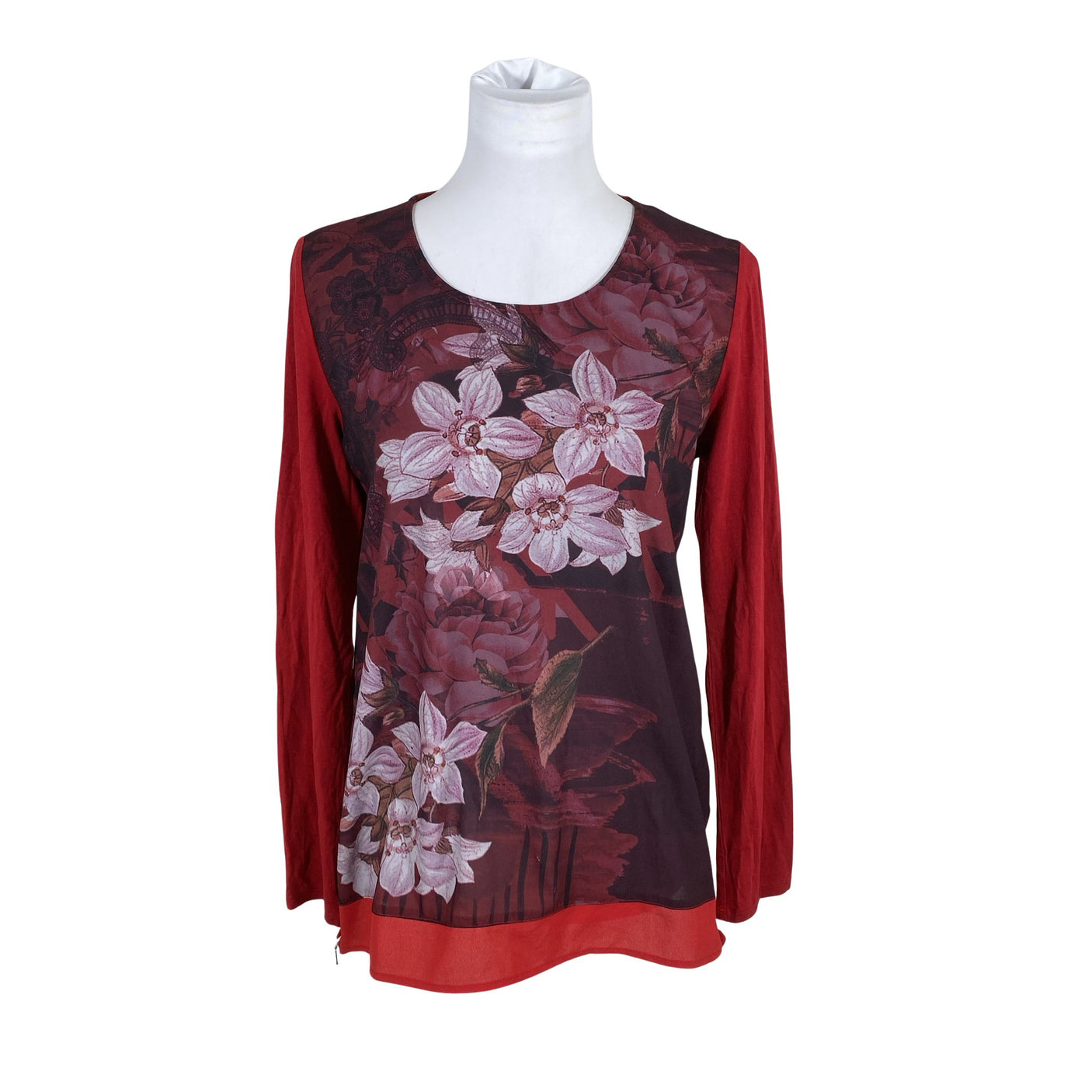 Unisex Desigual - Trikotaažist pluus, suurus 40 - Punane (1)
