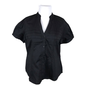 Unisex Next - Lühikeste käistega pluus, suurus 44 - Must (1)