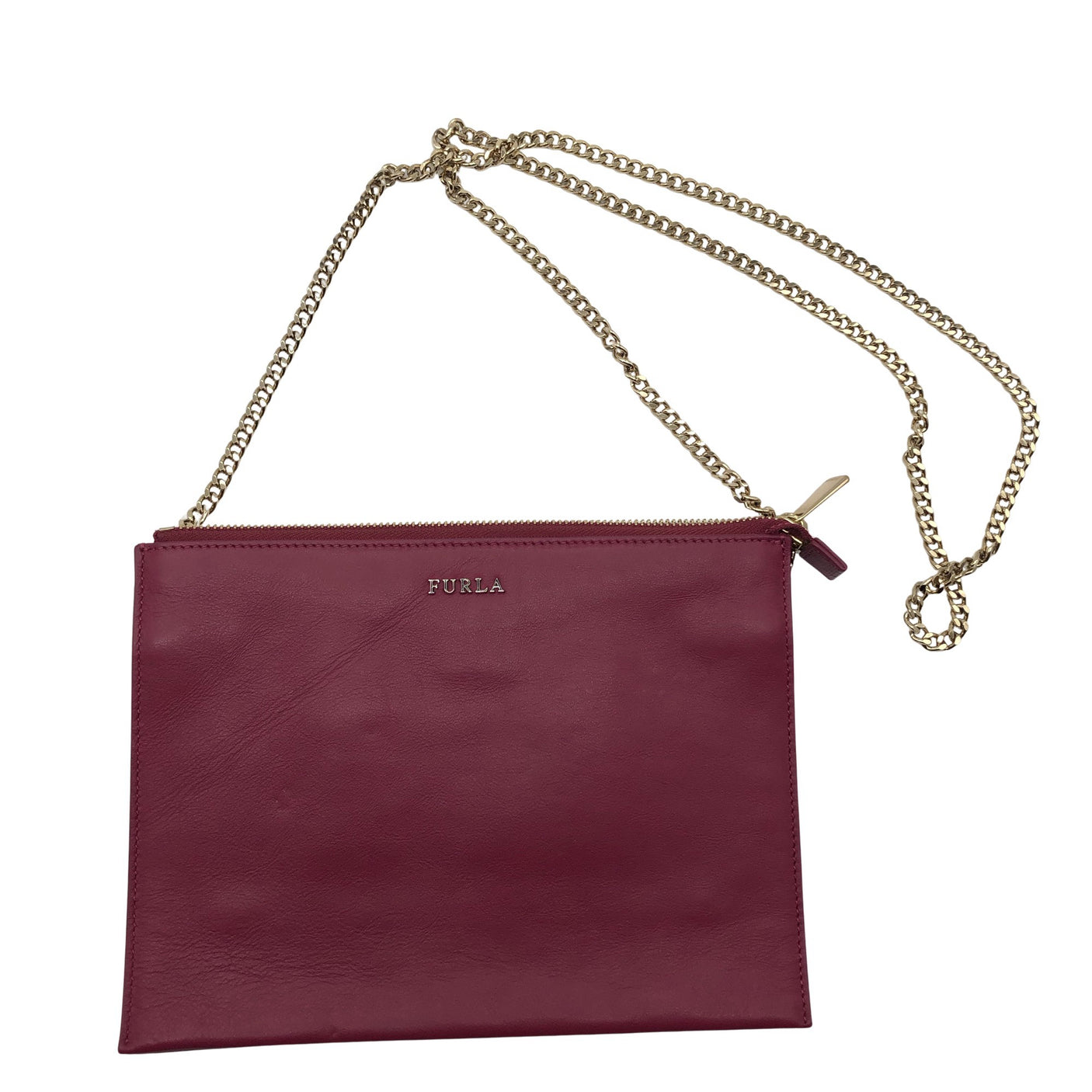 Unisex Furla - Õlakott, suurus Midi - Veinipunane (1)