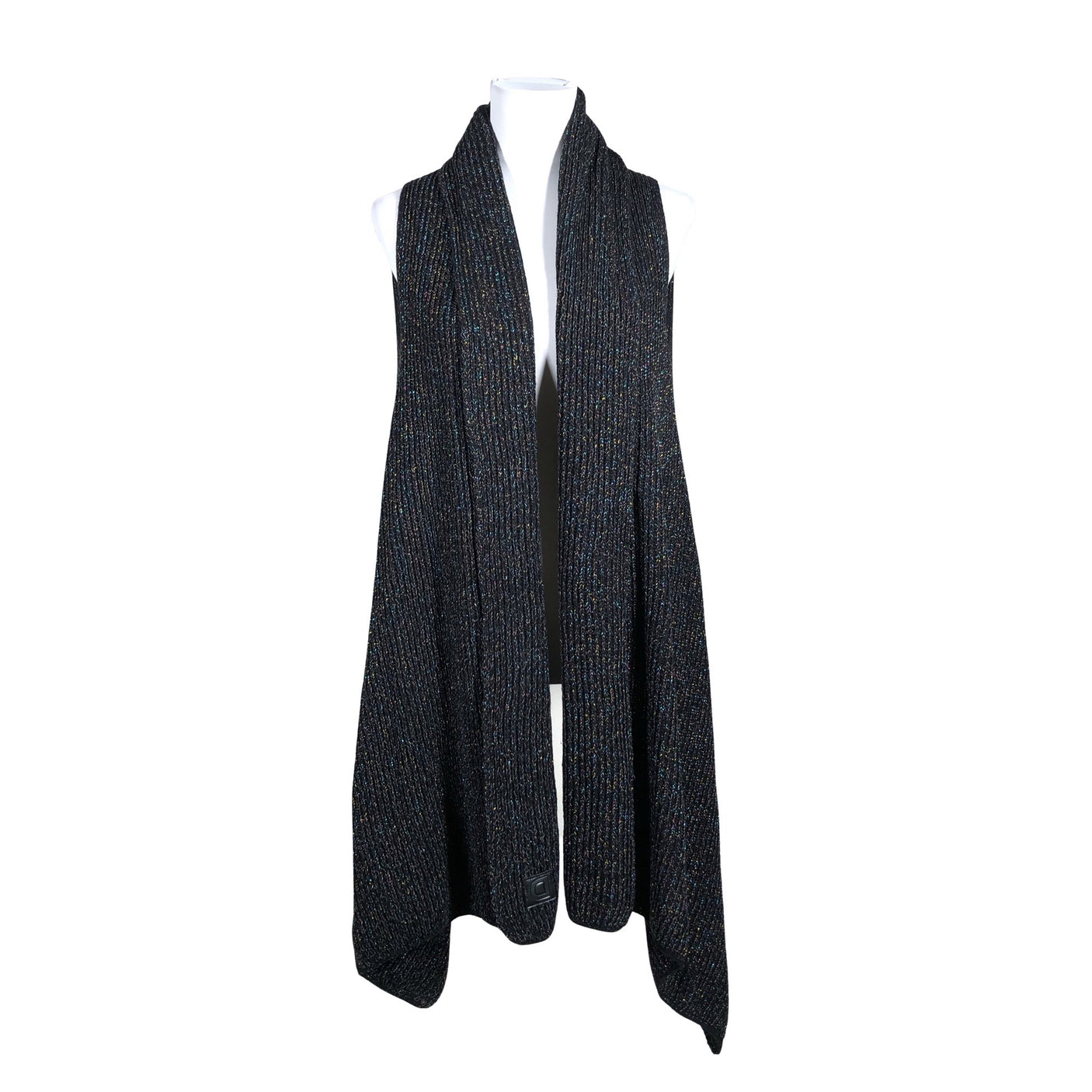 Unisex Desigual - Kootud vest, suurus One size - Must (2)
