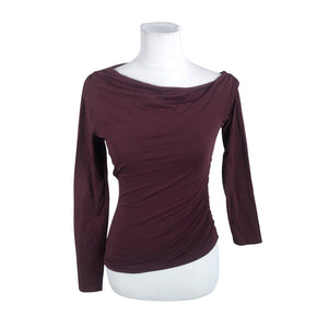 Unisex Abercrombie&Fitch - Trikotaažist pluus, suurus 36 - Veinipunane (1)
