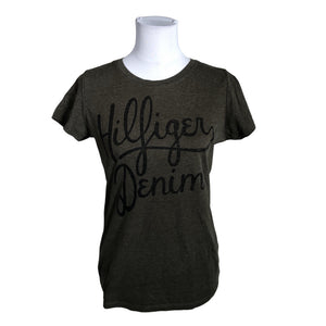 Unisex Tommy Hilfiger - T-särk, suurus 40 - Roheline (1)
