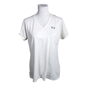 Unisex Under Armour - Spordisärk, lühikesed käised, suurus 40 - Valge (1)
