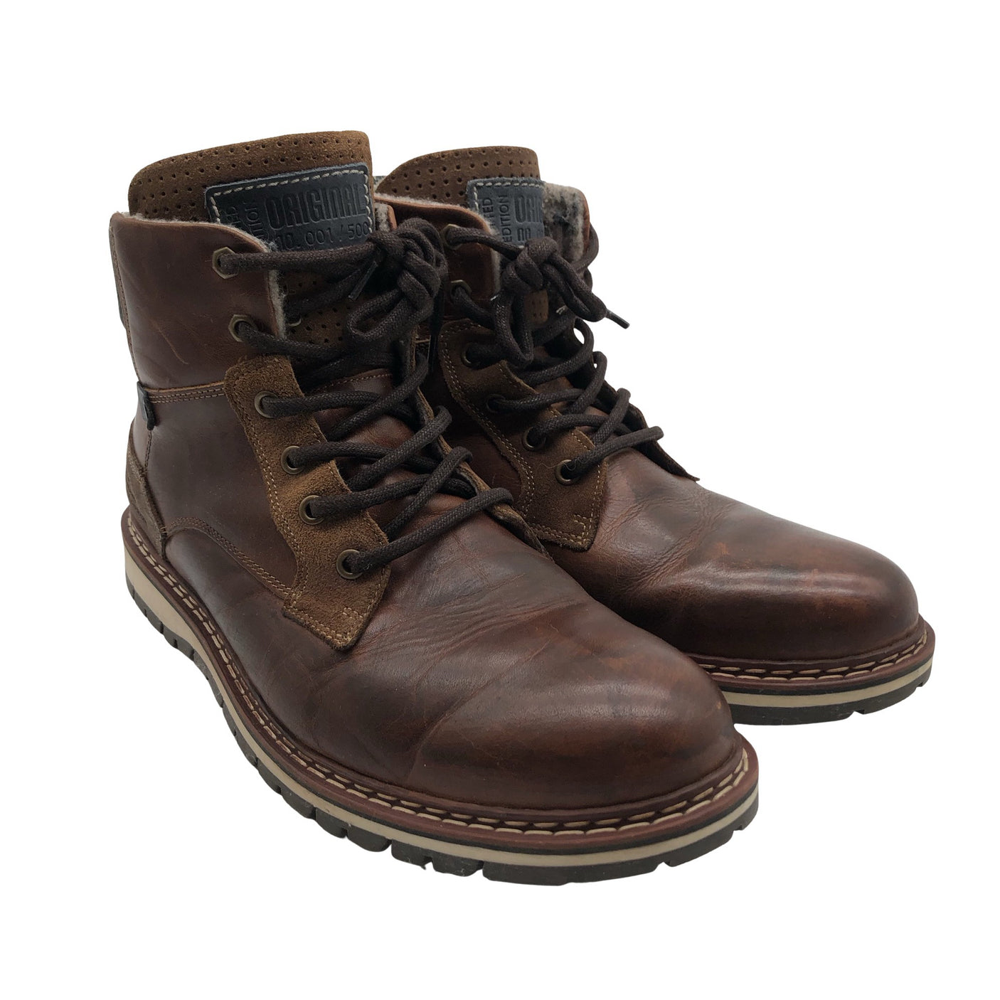 Unisex Bullboxer - Poolsaapad, suurus 45 - Pruun (2)