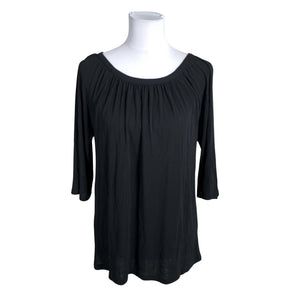 Unisex Filippa K. - Lühikeste käistega pluus, suurus 36 - Must (1)