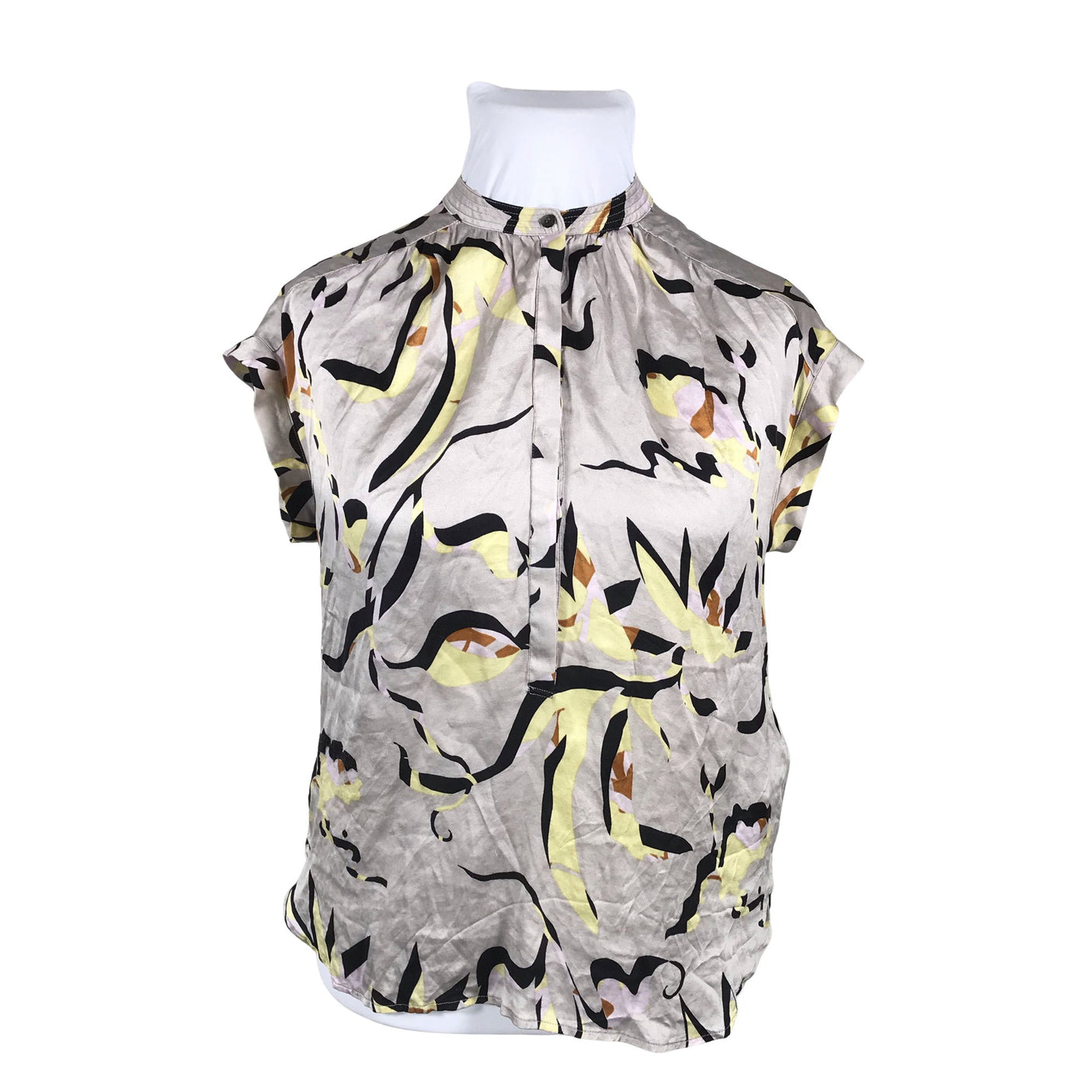Unisex Philosophy Blues Original - Lühikeste käistega pluus, suurus 42 - Hall (1)