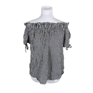 Unisex Philosophy Blues Original - Lühikeste käistega pluus, suurus 40 - Must (1)