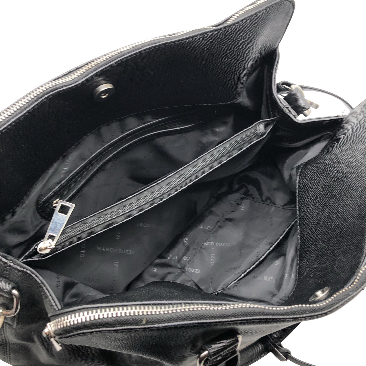 Unisex Marco Tozzi - Käekott, suurus Maxi - Must (2)