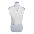 Unisex COS - Kootud vest, suurus S - Valge ()
