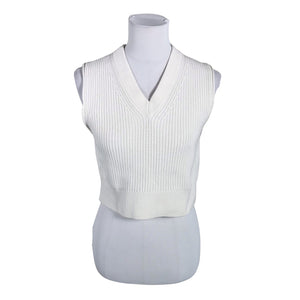 Unisex COS - Kootud vest, suurus S - Valge (1)