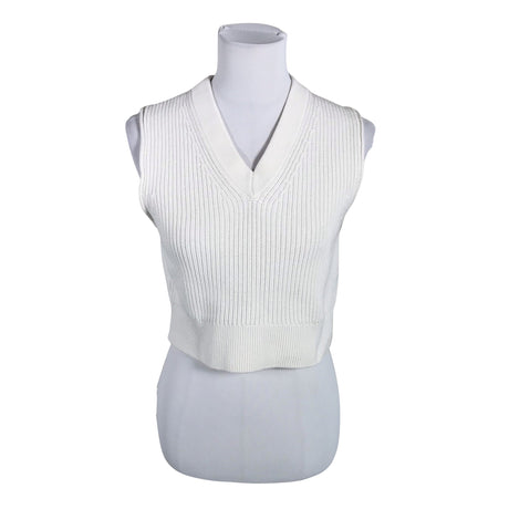 Unisex COS - Kootud vest, suurus S - Valge ()