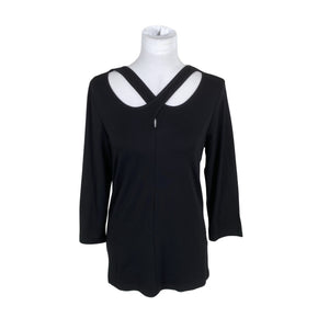 Unisex MeKSTONE - Trikotaažist pluus, suurus 40 - Must (1)