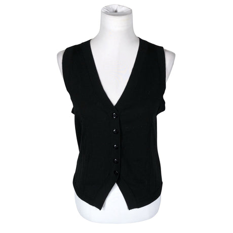Unisex Ril's - Kootud vest, suurus 38 - Must ()