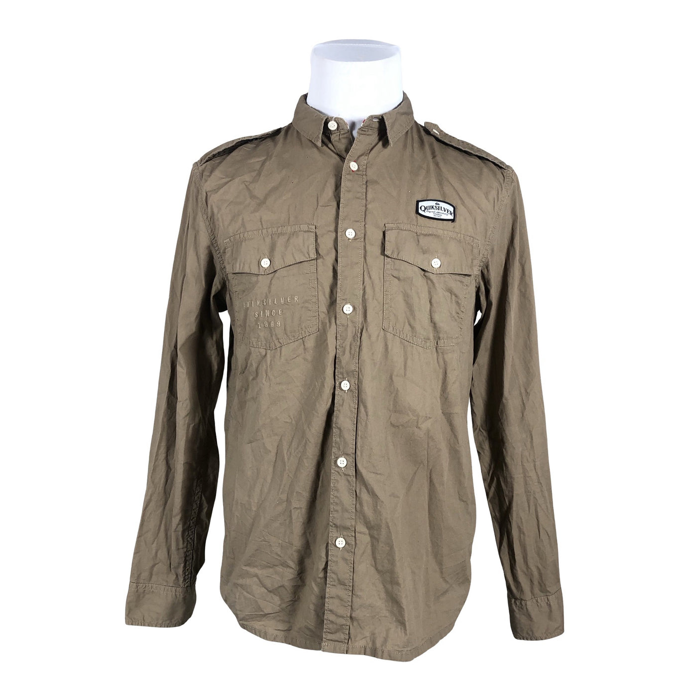 Unisex Quiksilver - Triiksärk, suurus M - Pruun (1)