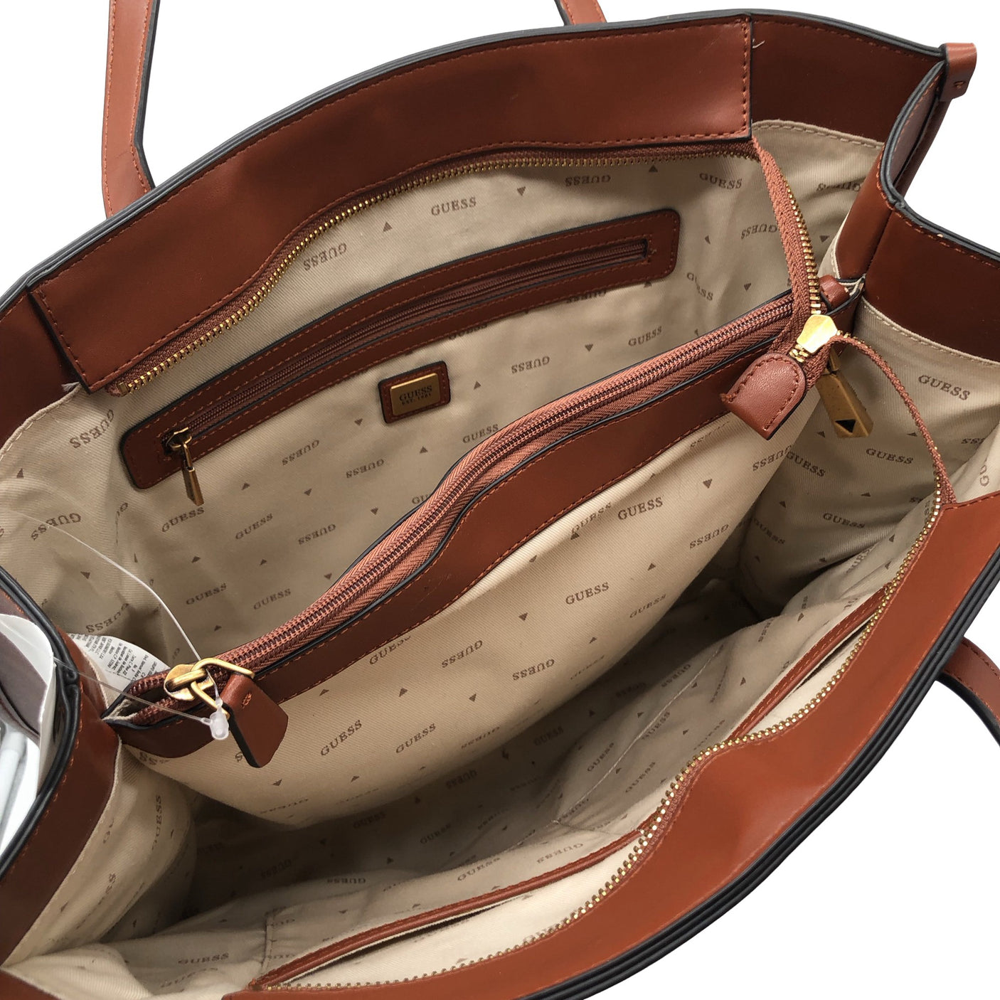 Unisex Guess - Käekott, suurus Maxi - Pruun (2)