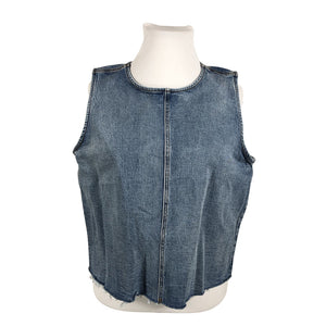 Unisex My Essential Wardrobe - Teksavest, suurus 44 - Sinine (1)