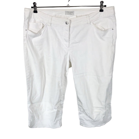 Unisex Gerry Weber - Mittevenivad poolpikad püksid, suurus 46 - Valge ()