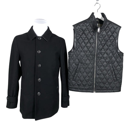 Unisex Burberry - Villane mantel, suurus M - Must ()