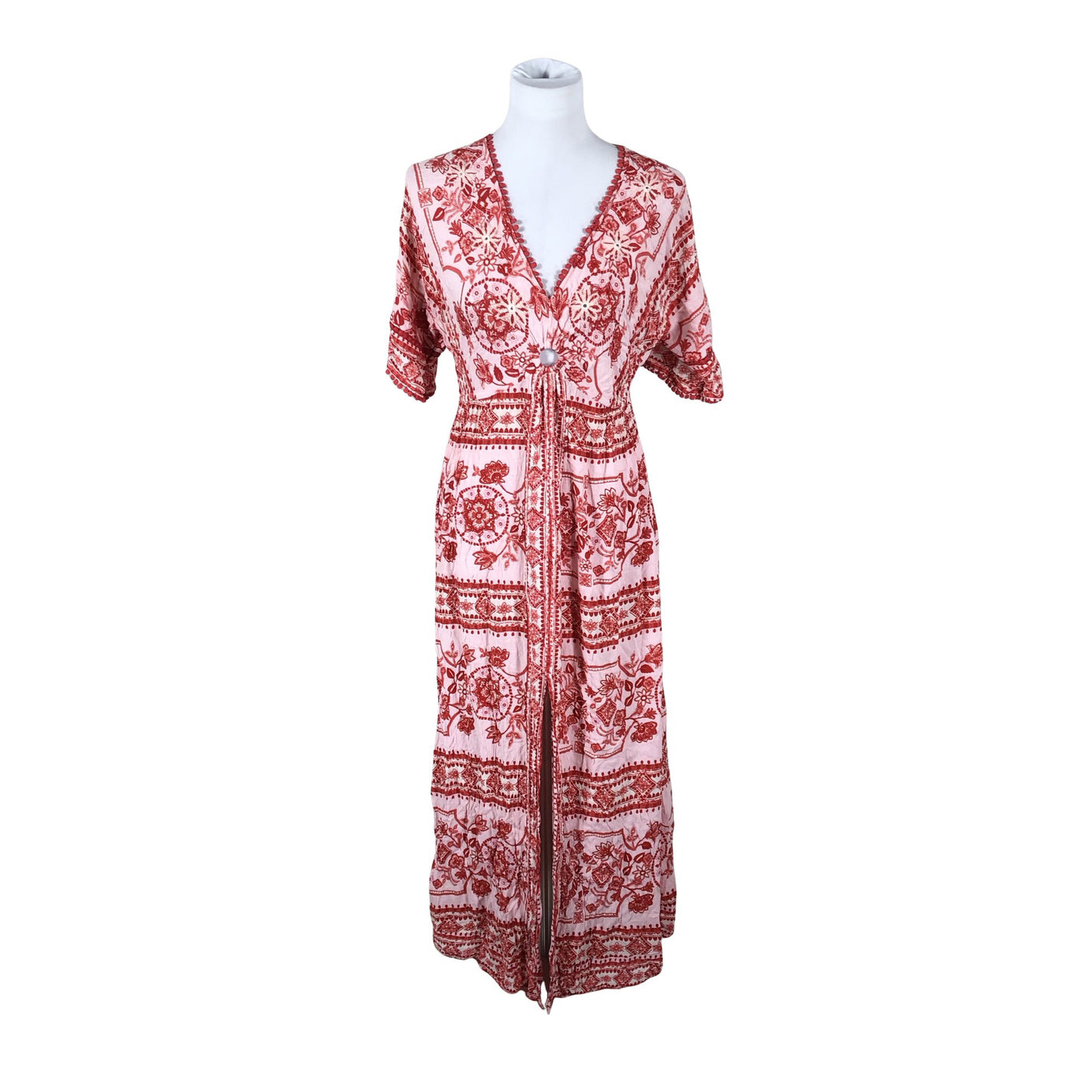 Unisex Monsoon - Mitteveniv kleit, suurus 38 - Heleroosa (1)