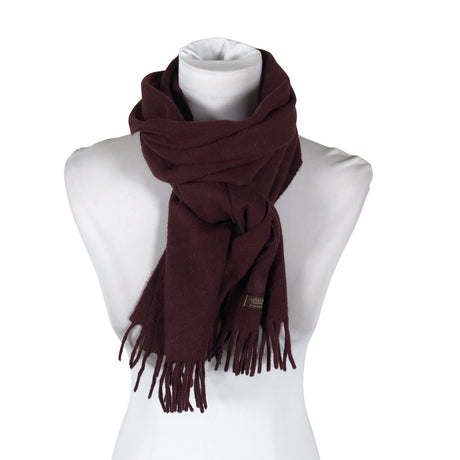Unisex Cashmere - Õhuke sall, suurus One size - Veinipunane ()